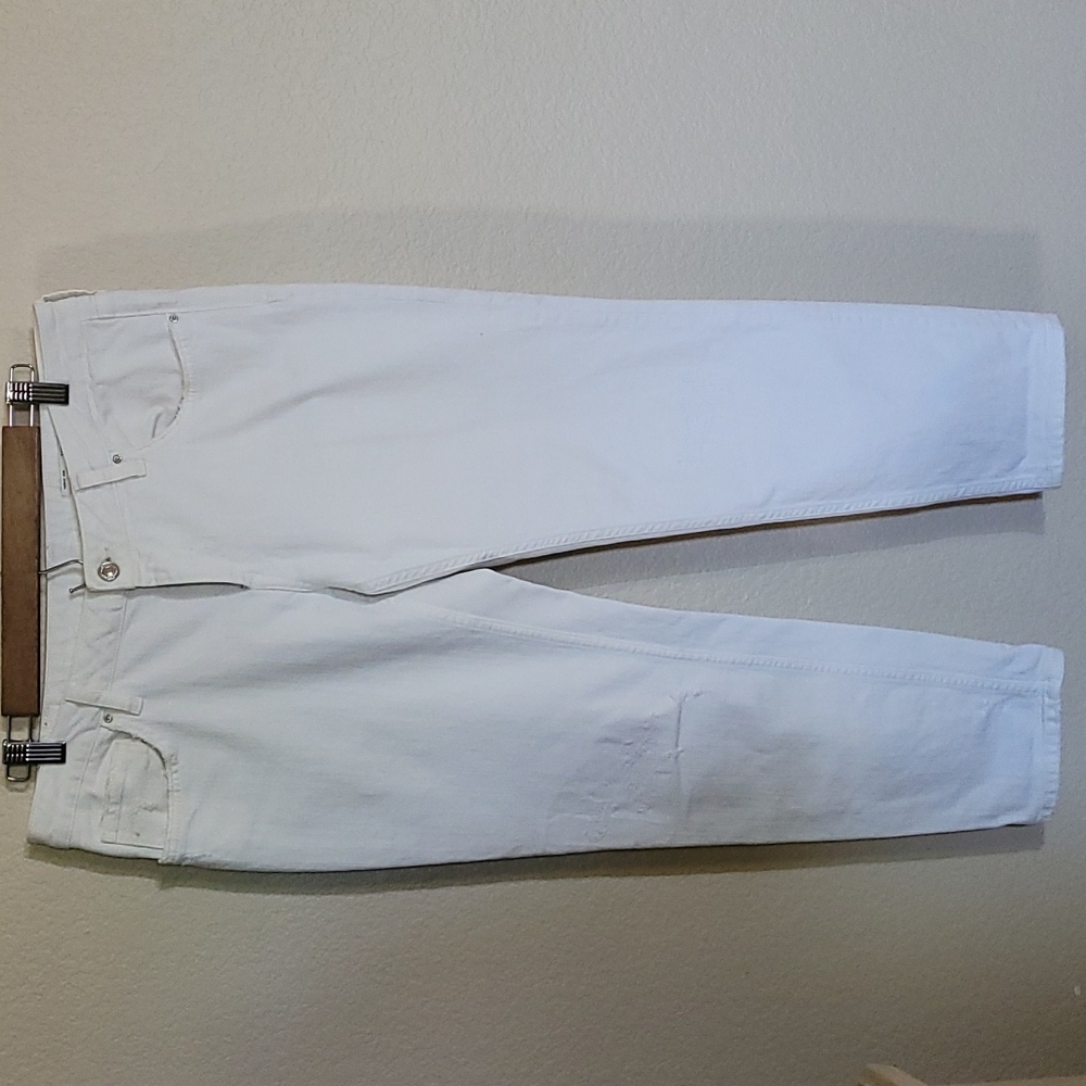 Zara mid rise relaxed fit ankle length jeans